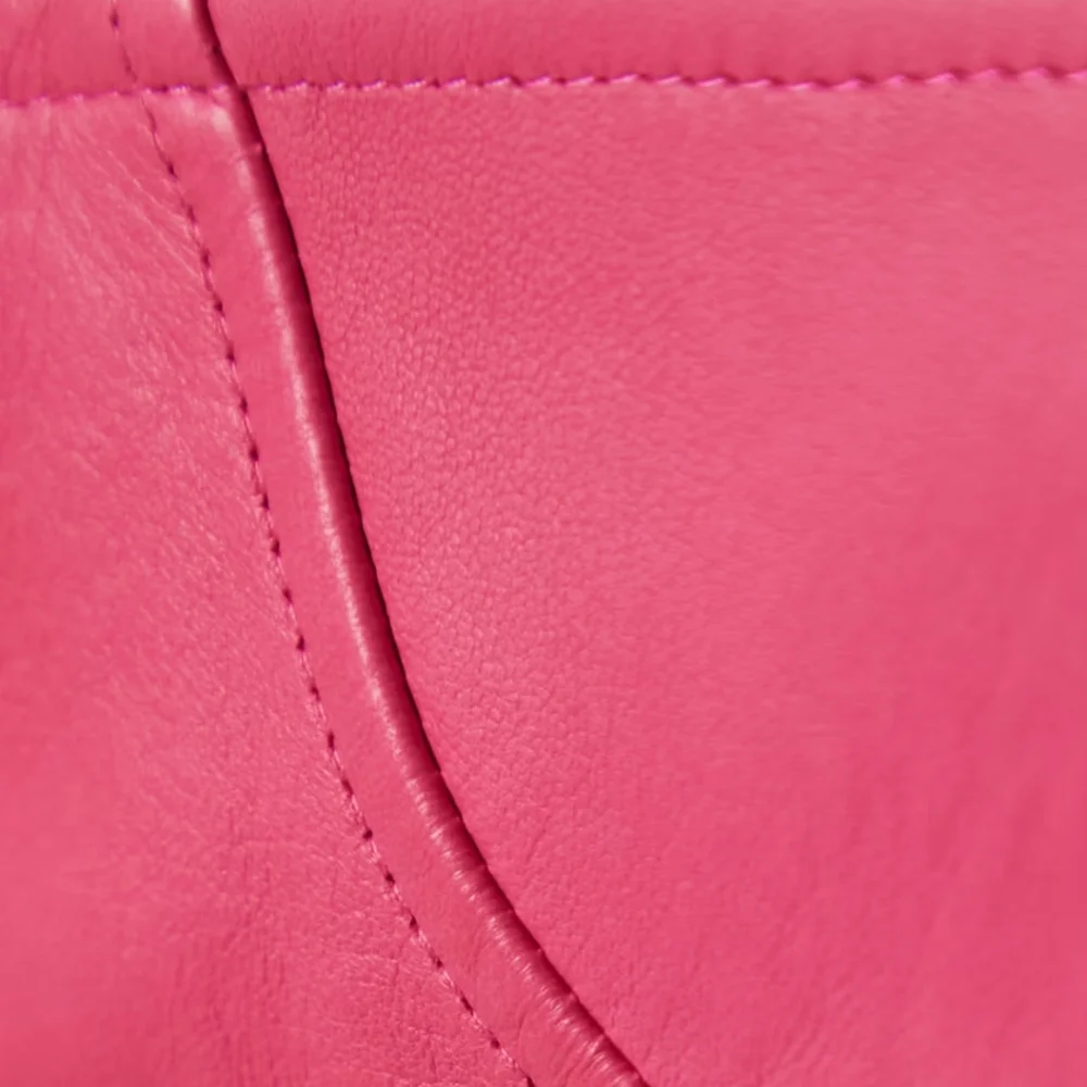 Pink leather adjustable bustier top - Picture 8 of 10